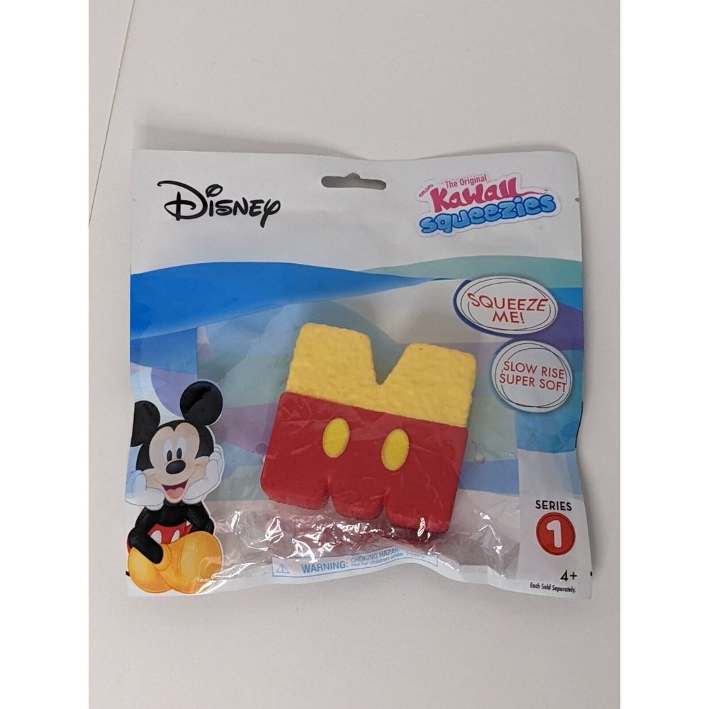 New Disney Mickey Mouse Kawaii Squeezies! Series 1 Squishy Letter M